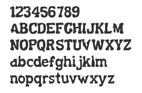 Скачать шрифт Decaying Kuntry Regular