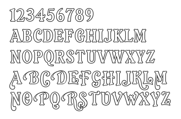 Скачать шрифт Orlando LET Plain