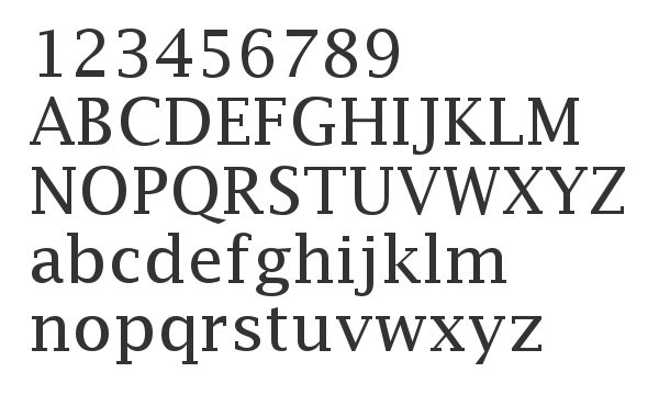 Скачать шрифт Lucida Fax Regular