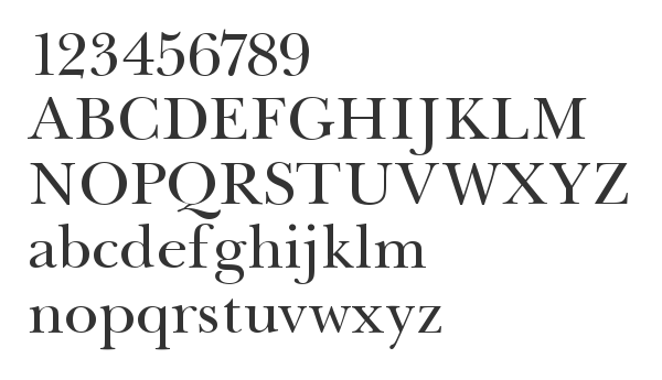 Скачать шрифт Baskerville Handcut Regular