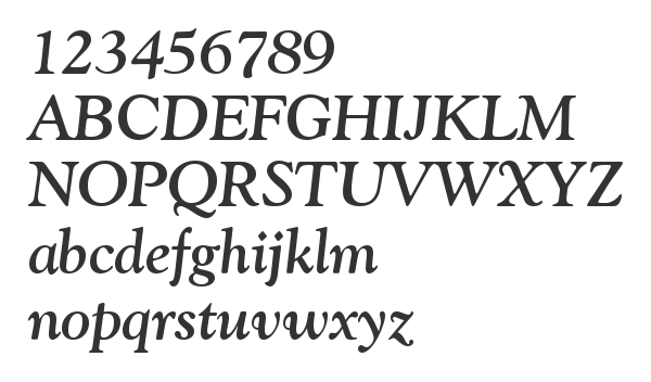 Скачать шрифт GoudyOlSt BT Bold Italic