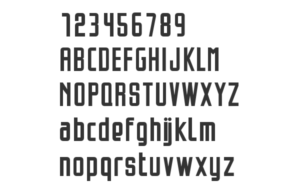 Скачать шрифт Opeln2001 Szeroki Regular