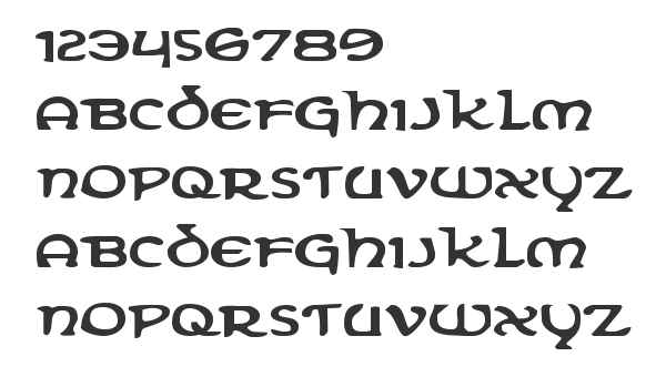 Скачать шрифт Erin Go Bragh Expanded Expanded