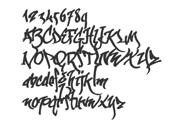 Скачать шрифт kaliGraff Regular