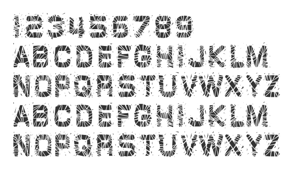 Скачать шрифт GlazKrak Busted