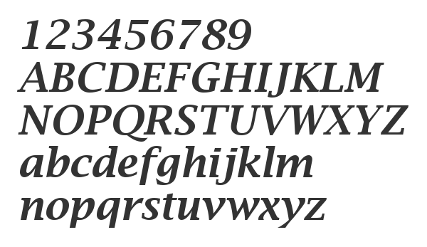 Скачать шрифт Lucida Bright Demibold Italic