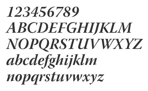 Скачать шрифт Warnock Pro Subhead Bold Italic