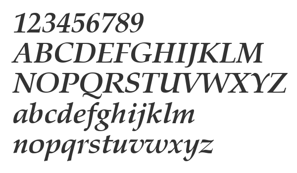 Скачать шрифт Zapf Calligraphic 801 SWA Bold Italic