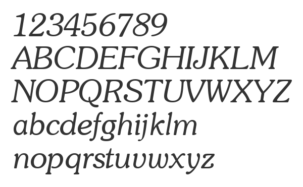 Скачать шрифт Souvenir Lt BT Light Italic