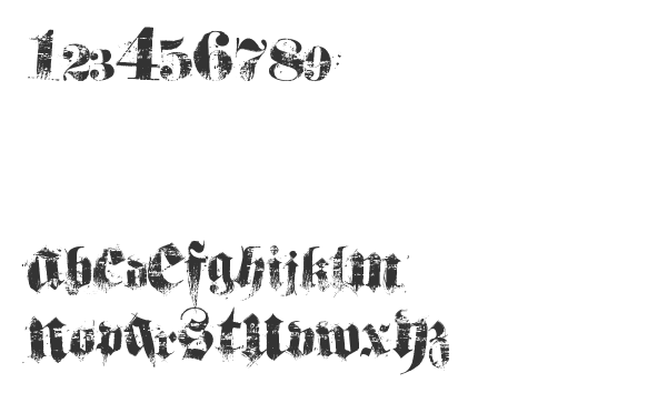 Скачать шрифт hardcorium Regular