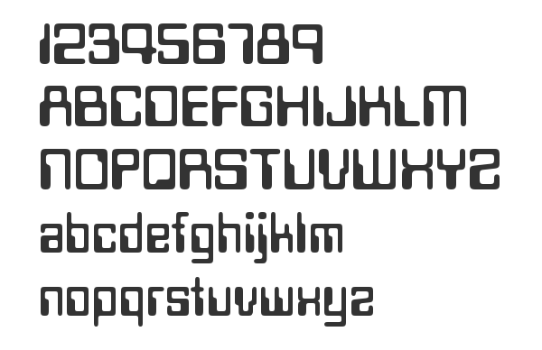 Скачать шрифт Data Seventy LET Plain