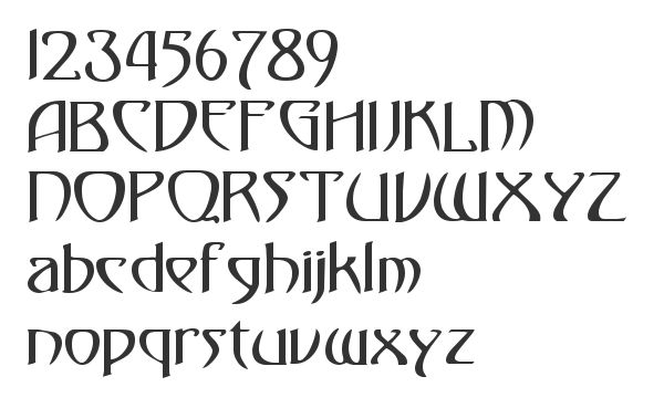 Скачать шрифт KlingonDagger Regular