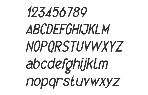Скачать шрифт Quirkus Italic