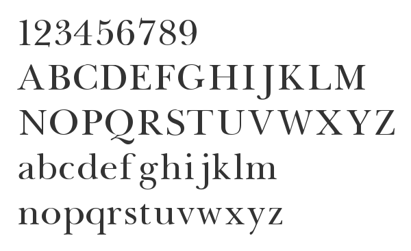 Скачать шрифт Baskerville Light