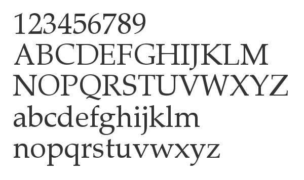 Скачать шрифт Zapf Calligraphic 801 SWA Roman