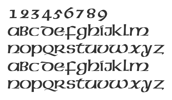 Скачать шрифт American-Americ-Normal Regular