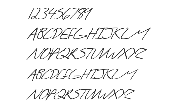 Скачать шрифт SF Scribbled Sans SC Italic