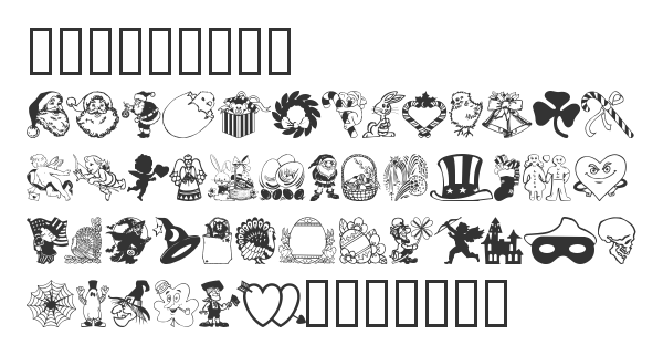 Скачать шрифт HollieBats Regular