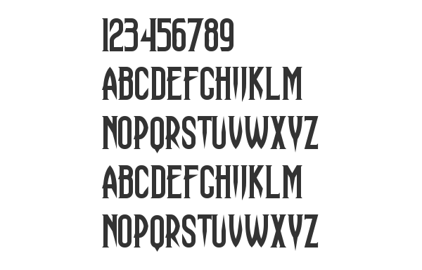 Скачать шрифт Haunting Attraction Regular