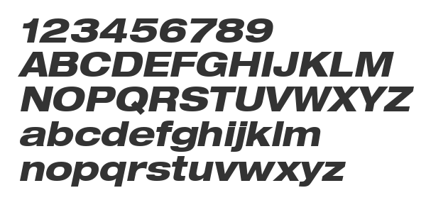 Скачать шрифт HelveticaNeue LT 63 MdEx