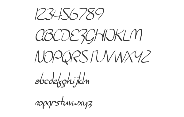 Скачать шрифт SF Burlington Script Regular