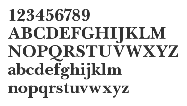 Скачать шрифт Baskerville Handcut BOLD