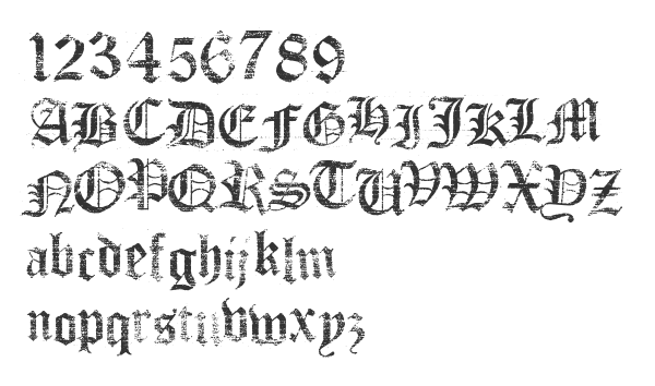 Скачать шрифт Faith Collapsing Regular