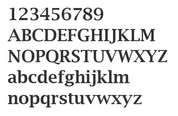 Скачать шрифт Lucida Bright Demibold