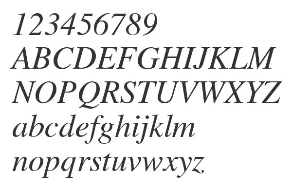 Скачать шрифт News Serif ITALIC