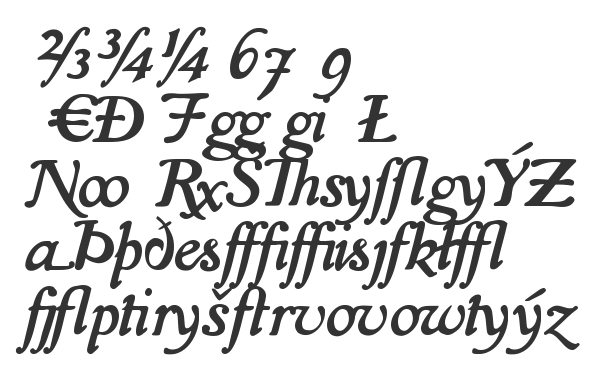 Скачать шрифт Isla Regular