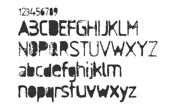 Скачать шрифт Antisocial Regular