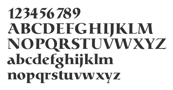 Скачать шрифт Catull Bold Regular