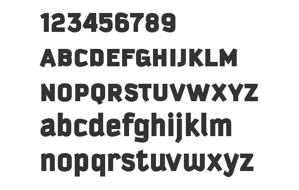 Скачать шрифт Kautiva Uni Black Regular