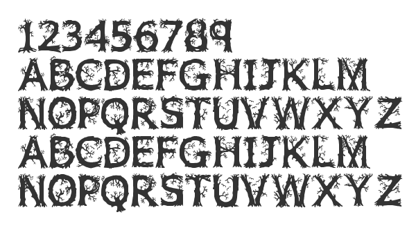 Скачать шрифт JFWildWood Regular