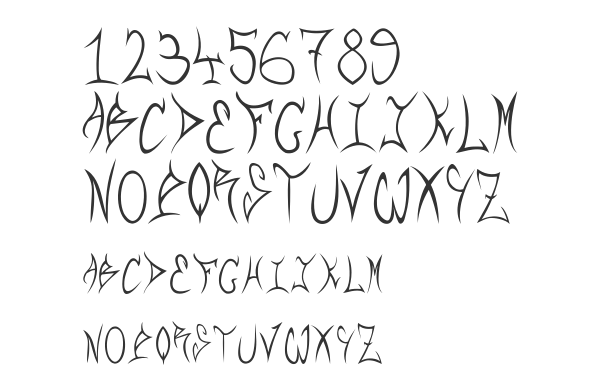 Скачать шрифт RQF Regular