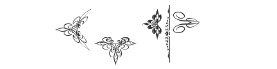 Скачать шрифт Eutemia Ornaments Regular