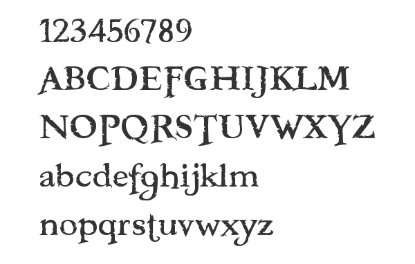 Скачать шрифт Freebooter Regular