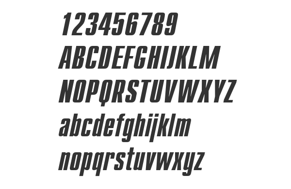 Скачать шрифт CompactC Bold Italic