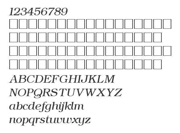 Скачать шрифт ER Bukinist KOI-8 Italic