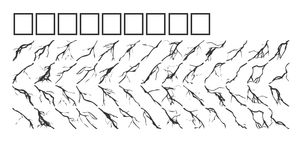 Скачать шрифт Lightning Bolts Normal