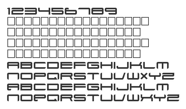 Скачать шрифт Xenotron Normal