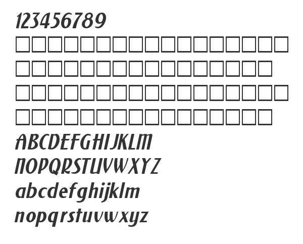 Скачать шрифт NewForum Italic