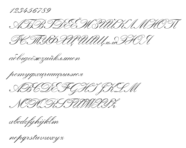 Скачать шрифт Heather Script Two Regular