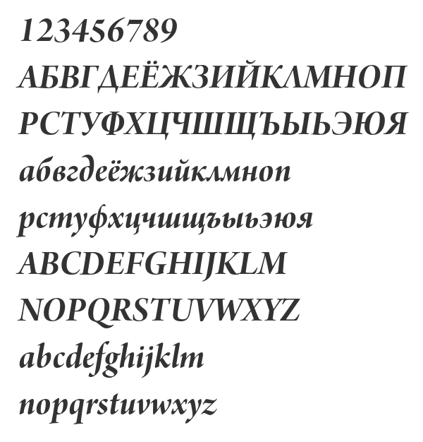 Скачать шрифт Arno Pro Display Bold Italic