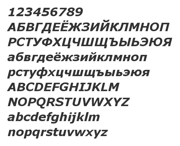 Скачать шрифт Verdana Bold Italic