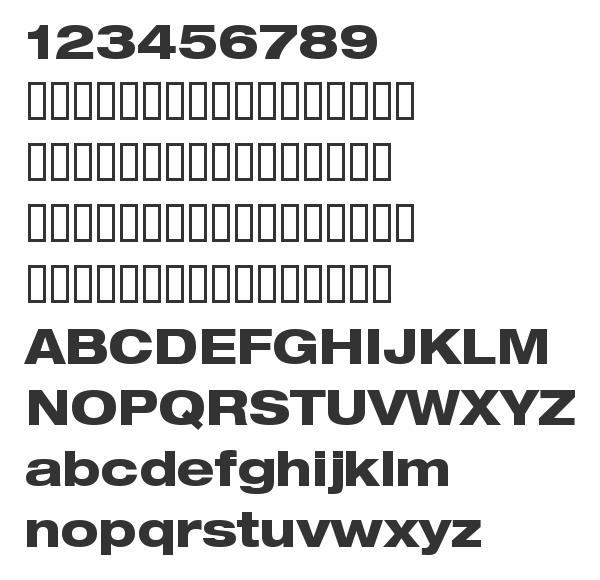 Скачать шрифт HelveticaNeue LT 63 MdEx Heavy