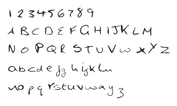 Скачать шрифт Hand Writing Regular