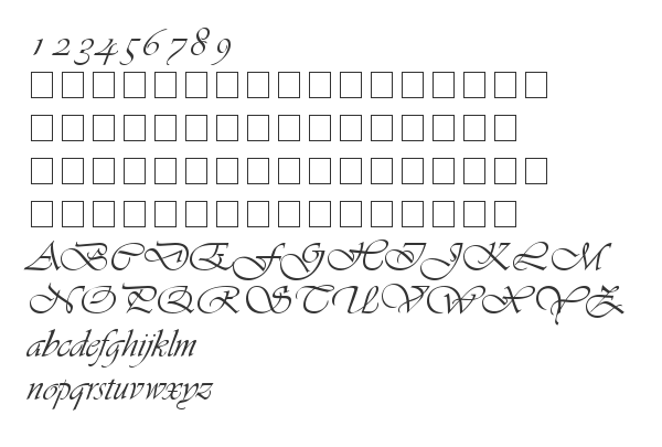 Скачать шрифт Vivante-DTC ITALIC