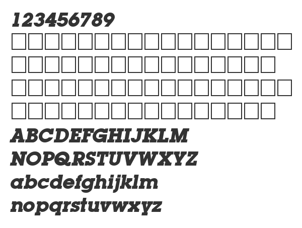 Скачать шрифт Luga Bold Oblique