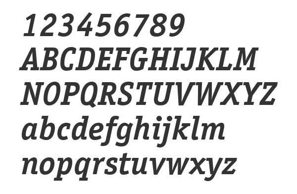 Скачать шрифт OfficinaSerifC Bold Italic